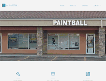 Tablet Screenshot of dmcpaintball.biz